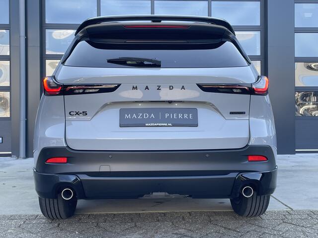 Mazda CX-5 2.5 E-SKYACTIV G 141 M HYBRID AUTOMAAT Centre-Line NAVI | APPLE CARPLAY /ANDROID | ACHTERUITRIJCAMERA | 19 INCH LMV | 2000 KG TREKGEWICHT | AERO-PACK | TREKHAAK VOLLEDIG ELEKTRISCH UITKLAPBAAR "HANDSFREE" | BLACK-PACK