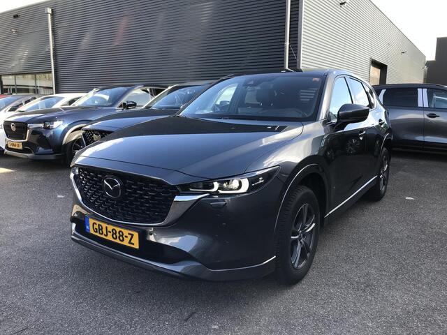 Mazda CX-5 2.0 e-SkyActiv-G M Hybrid 165 Takumi , Automaat, Trekhaak, Leer, 19 inch LMV, 360 View, NAVI, Adap. Cruise, Clima, Stuur en Stoelverwarming, Stoelventilatie, LKA, BSM, Auto. Achterklep