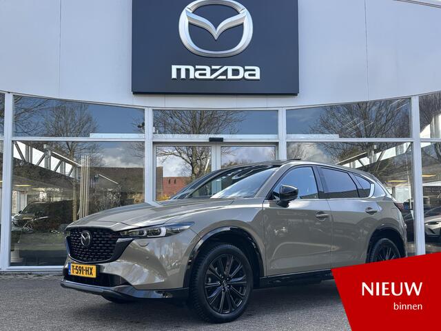 Mazda CX-5 2.5 e-SkyActiv-G M Hybrid 194 Homura NL-Auto, Dealer ondh., Trekhaak, Schuifdak, Navigatie, Apple Carplay /Android Auto, Bose, Cruise Controle ad., Head-up, All Seasons.