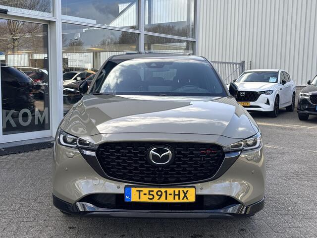 Mazda CX-5 2.5 e-SkyActiv-G M Hybrid 194 Homura NL-Auto, Dealer ondh., Trekhaak, Schuifdak, Navigatie, Apple Carplay /Android Auto, Bose, Cruise Controle ad., Head-up, All Seasons.