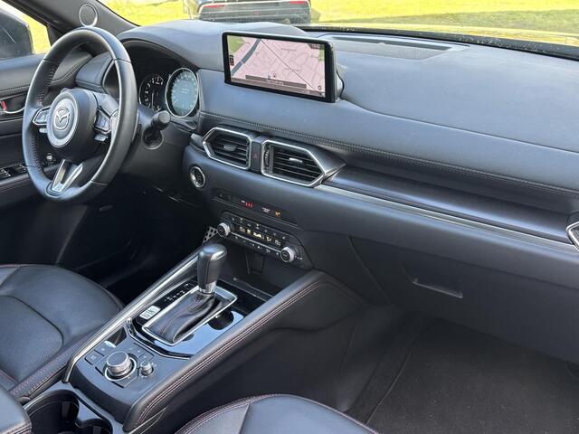 Mazda CX-5 2.5 e-SkyActiv-G M Hybrid 194 Homura NL-Auto, Dealer ondh., Trekhaak, Schuifdak, Navigatie, Apple Carplay /Android Auto, Bose, Cruise Controle ad., Head-up, All Seasons.