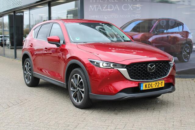 Mazda CX-5 2.5 SkyActiv-G 194 Luxury-Line , Automaat, 360 Camera, Bose, Stoel/Stuurverwarming, Adap.Cruise, LMV 19 Inch, Apple Carplay, Android Auto, HUD, PDC, LKA, BSM