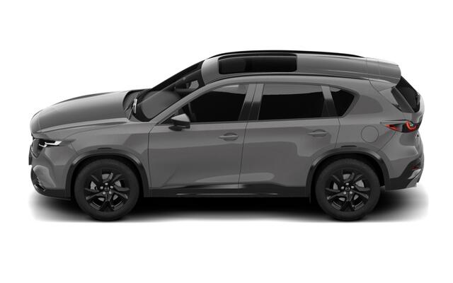 Mazda CX-5 Homura - Zwart lederen interieur | 19-inch lichtmetalen velgen, Black | Alarmsysteem | Automatisch dimmende binnenspiegel met randloos design