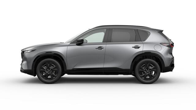 Mazda CX-5 Homura - Zwart lederen interieur | 19-inch lichtmetalen velgen, Black | Alarmsysteem | Automatisch dimmende binnenspiegel met randloos design