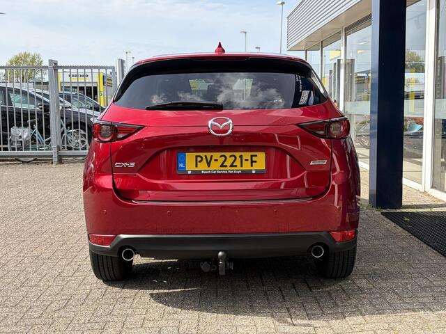 Mazda CX-5 2.0 SkyActiv-G 165 TS+ / Automaat / NL-Auto / 1e-Eigenaar / Head-Up Display / Stuur-/Stoelverwarming / Trekhaak / Cruise-Control / LED / Dodehoek-Detectie / Climate-Control / DAB Radio-Bluetooth / Camera / 17'' LMV / ENZ.