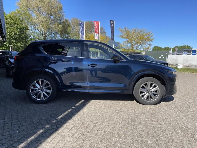 Mazda CX-5 2.0 e-SkyActiv-G M Hybrid 165 Takumi , Automaat, Leder, Schuif-/Kanteldak, Bose, 360 Camera, Adap.Cruise, Stoel/Stuurverwarming, Apple Carplay, Android Auto, PDC, LKA, BSM