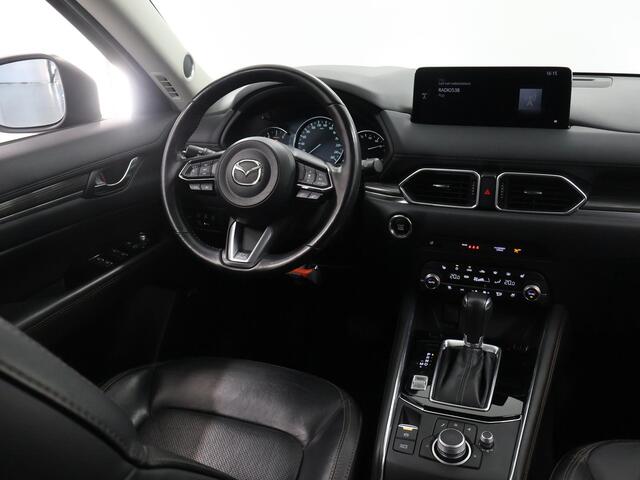 Mazda CX-5 2.0 SkyActiv-G 165 Luxury | Trekhaak | Lederen Bekleding | Ele.verstelbare stoelen | 360 Camera | Stoel/Stuurverwarming | Stoelkoeling | Adaptieve Cruise Control | HUD | Bose Audio | Ele. kofferdeksel |