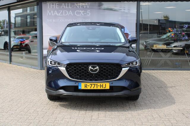 Mazda CX-5 2.0 SkyActiv-G 165 Luxury , Trekhaak, Leder, Apple Carplay, 360 Camera, HUD, Bose, Adap. Cruise, Stuur/Stoel Verwarming, Stoelventilatie, BSM, LKA