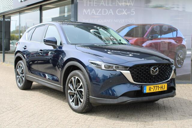Mazda CX-5 2.0 SkyActiv-G 165 Luxury , Trekhaak, Leder, Apple Carplay, 360 Camera, HUD, Bose, Adap. Cruise, Stuur/Stoel Verwarming, Stoelventilatie, BSM, LKA