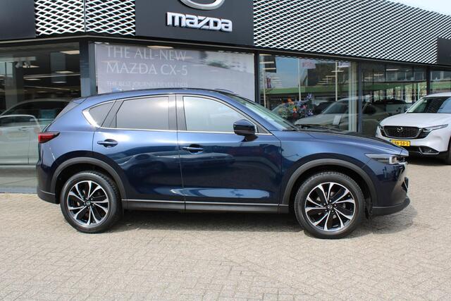 Mazda CX-5 2.0 SkyActiv-G 165 Luxury , Trekhaak, Leder, Apple Carplay, 360 Camera, HUD, Bose, Adap. Cruise, Stuur/Stoel Verwarming, Stoelventilatie, BSM, LKA