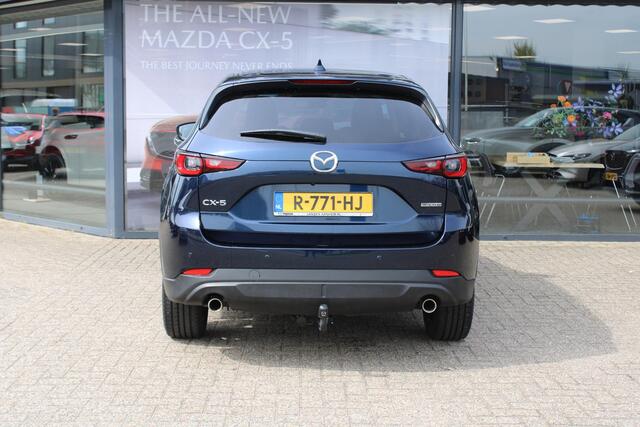 Mazda CX-5 2.0 SkyActiv-G 165 Luxury , Trekhaak, Leder, Apple Carplay, 360 Camera, HUD, Bose, Adap. Cruise, Stuur/Stoel Verwarming, Stoelventilatie, BSM, LKA