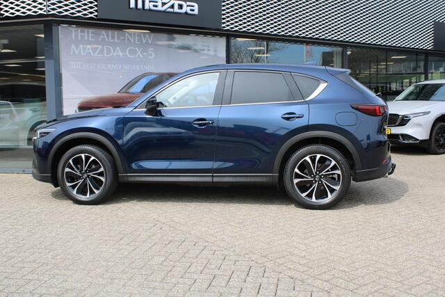 Mazda CX-5 2.0 SkyActiv-G 165 Luxury , Trekhaak, Leder, Apple Carplay, 360 Camera, HUD, Bose, Adap. Cruise, Stuur/Stoel Verwarming, Stoelventilatie, BSM, LKA