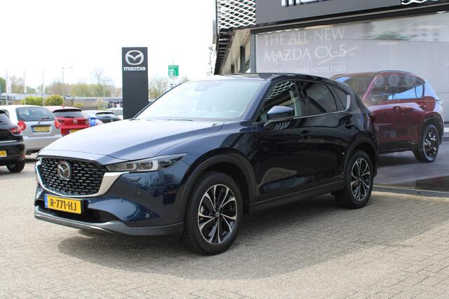 Mazda CX-5 2.0 SkyActiv-G 165 Luxury , Trekhaak, Leder, Apple Carplay, 360 Camera, HUD, Bose, Adap. Cruise, Stuur/Stoel Verwarming, Stoelventilatie, BSM, LKA