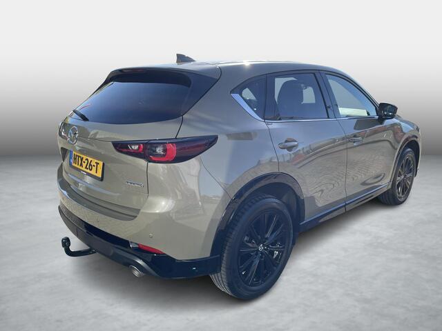 Mazda CX-5 2.0 e-SkyActiv-G M Hybrid 165 Homura , Automaat, Trekhaak, Leder, Bose, Adap.Cruise, Clima, Camera, Stoel/Stuurverwarming, Stoelventilatie, LMV 19 Inch, HUD, PDC, LKA