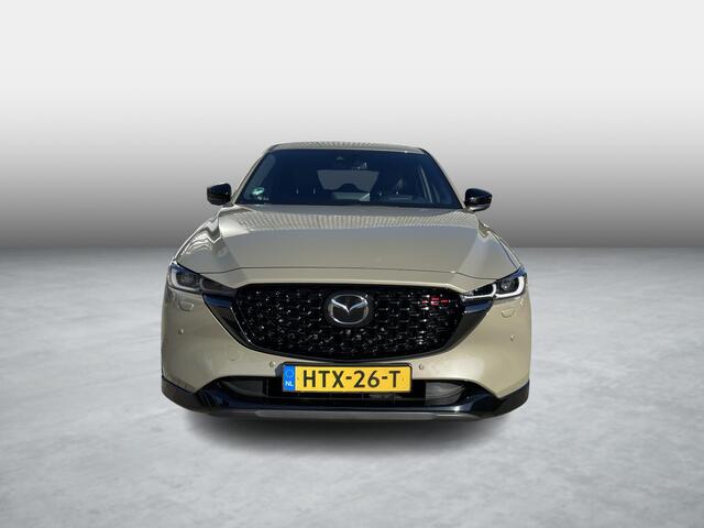 Mazda CX-5 2.0 e-SkyActiv-G M Hybrid 165 Homura , Automaat, Trekhaak, Leder, Bose, Adap.Cruise, Clima, Camera, Stoel/Stuurverwarming, Stoelventilatie, LMV 19 Inch, HUD, PDC, LKA