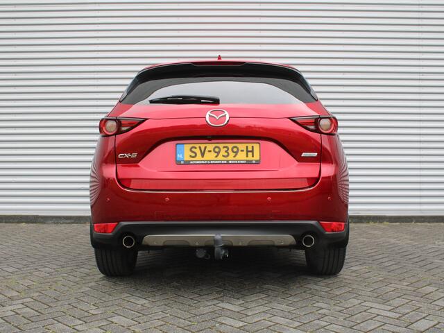 Mazda CX-5 2.0 SkyActiv-G 165 Skylease GT | Trekhaak | Stuur-/stoelverwarming | Camera | 19" LM | Leer | Dodehoek detectie | Elek. stoelverstelling | LED |