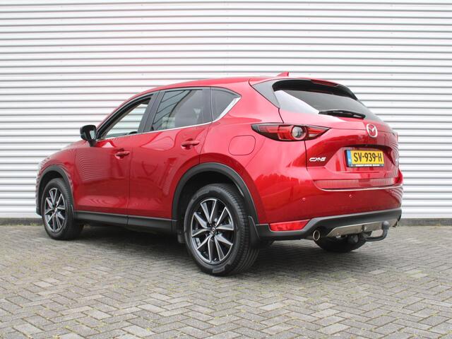 Mazda CX-5 2.0 SkyActiv-G 165 Skylease GT | Trekhaak | Stuur-/stoelverwarming | Camera | 19" LM | Leer | Dodehoek detectie | Elek. stoelverstelling | LED |
