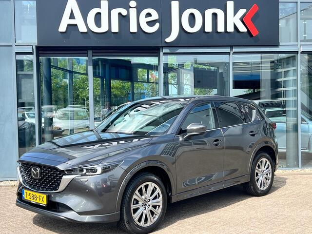Mazda CX-5 2.0 e-SkyActiv-G M Hybrid 165 Takumi TREKHAAK | LEDER | Bose AUDIO | 360gr. CAMERA | El. A.KLEP | STOELVENTILATIE | STUUR- en STOEL VERWARMING | NED. AUTO | GARANTIE 6-2029 |
