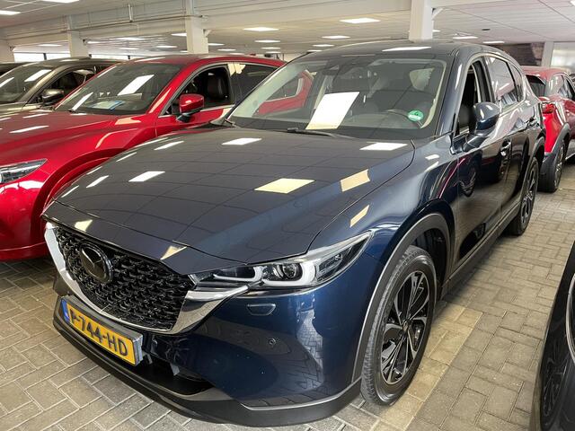 Mazda CX-5 2.0 SkyActiv-G 165 Luxury , Automaat, Trekhaak, Schuif-/Kanteldak, 360 Camera, Clima, Adap.Cruise, Stoel/Stuurverwarming, Apple Carplay, Android Auo, HUD, PDC, LKA, BSM