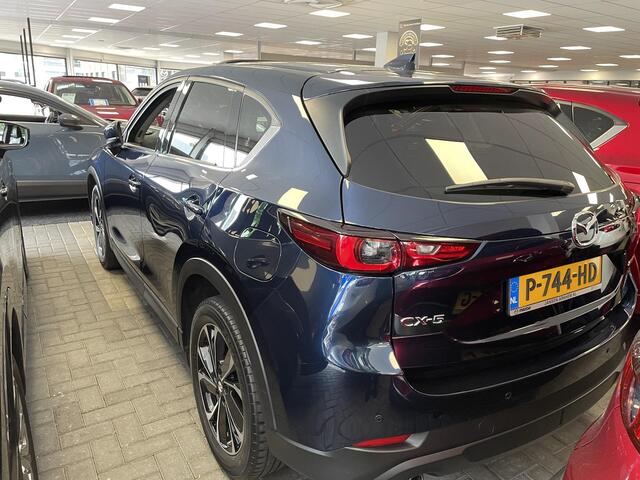 Mazda CX-5 2.0 SkyActiv-G 165 Luxury , Automaat, Trekhaak, Schuif-/Kanteldak, 360 Camera, Clima, Adap.Cruise, Stoel/Stuurverwarming, Apple Carplay, Android Auo, HUD, PDC, LKA, BSM