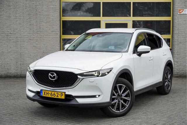 Mazda CX-5 2.0 SkyActiv-G 165PK! Automaat Skylease Luxury BJ2019 Lmv 19" | Led V+A | Pdc | Keyless entry | Elek. trekhaak | Elek. achterklep | 360° Camera | Navi | Head-up display | Bose | Cruise control | Verwarmd stuur | Verwarmde voorstoelen/achterbank