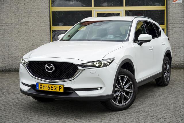 Mazda CX-5 2.0 SkyActiv-G 165PK! Automaat Skylease Luxury BJ2019 Lmv 19" | Led V+A | Pdc | Keyless entry | Elek. trekhaak | Elek. achterklep | 360° Camera | Navi | Head-up display | Bose | Cruise control | Verwarmd stuur | Verwarmde voorstoelen/achterbank
