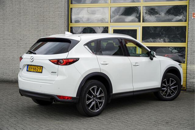 Mazda CX-5 2.0 SkyActiv-G 165PK! Automaat Skylease Luxury BJ2019 Lmv 19" | Led V+A | Pdc | Keyless entry | Elek. trekhaak | Elek. achterklep | 360° Camera | Navi | Head-up display | Bose | Cruise control | Verwarmd stuur | Verwarmde voorstoelen/achterbank