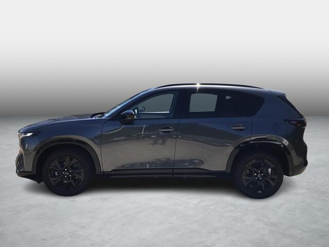 Mazda CX-5 2.5 E-SKYACTIV G 141 M HYBRID Homura , Automaat, Tan Leder, 19 Inch LMV, HUD, Spraak Bediening, Apple Carplay, Googler Maps, Adap. Cruise, Climate, stuur/Stoelverwarming, Stoelventilatie