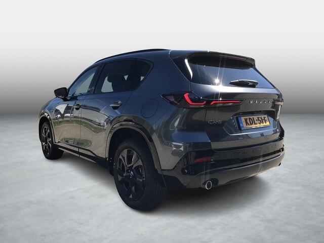 Mazda CX-5 2.5 E-SKYACTIV G 141 M HYBRID Homura , Automaat, Tan Leder, 19 Inch LMV, HUD, Spraak Bediening, Apple Carplay, Googler Maps, Adap. Cruise, Climate, stuur/Stoelverwarming, Stoelventilatie