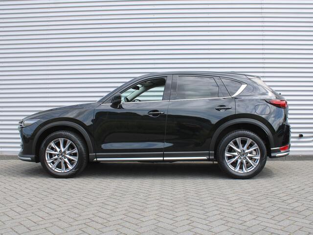 Mazda CX-5 2.0 SkyActiv-G 6AT 165PK Business Luxury | Stuur-/stoelverwarming + ventilatie | Geheugenstoel | 360 Camera | HUD | Leer | 19" LM | Dodehoek detectie | Bose |