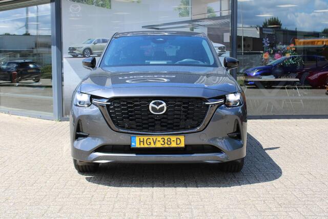 Mazda CX-60 2.5 e-SkyActiv PHEV Homura Business Edition Demovoordeel ¤ 8.100,-, Keyblocker & klasse 3 alarm CS Pack, DA Pack, Leder, 360 Camera, Bose, Adap Cruise, LMV 20 Inch