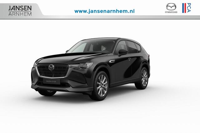Mazda CX-60 Exclusive-Line Business Edition | 12,3-inch TFT-kleurendisplay met bediening via centrale HMI Commander, touchscreen (voor Apple CarPlay / Android Auto(TM)) of voice control | 12,3-inch digitale meterset | 20-inch lichtmetalen velgen, Silver