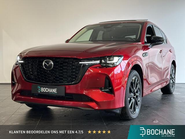 Mazda CX-60 2.5 e-SkyActiv PHEV Homura | Elektrische Trekhaak | Panoramadak | Bose | 360 Camera | STOELMEMORY | STOEL-/STUURVERWARMING-/VERKOELING