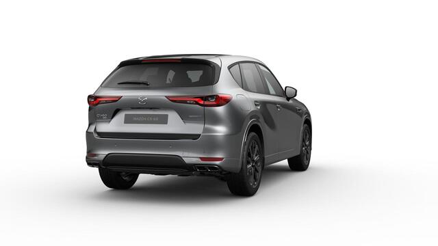 Mazda CX-60 Homura Business Edition | 12,3-inch TFT-kleurendisplay met bediening via centrale HMI Commander, touchscreen (voor Apple CarPlay / Android Auto(TM)) of voice control | 12,3-inch digitale meterset | 20-inch lichtmetalen velgen, Black