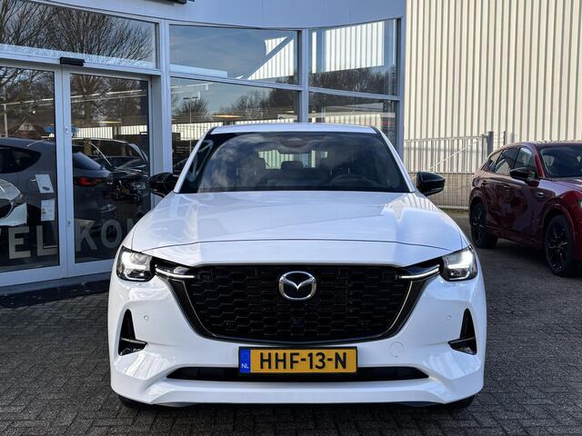 Mazda CX-60 2.5 e-SkyActiv PHEV Homura NL-Auto, 1e Eig.,Trekhaak, Navigatie, Apple Carplay / Android Auto,A. Rij-Camera, Cruise control ad. Leer, Head-up, Stoelverw.+ geheugen, Stuurverw.