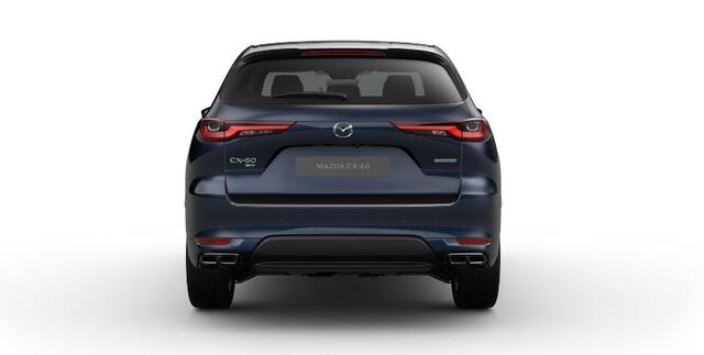Mazda CX-60 2.5 e-SkyActiv PHEV Homura Plus NAVI | 20 INCH LMV | PANORAMA-DAK | BOSE | ACHTERUITRIJCAMERA | LEDER INTERIEUR ¤ 3000,- VOORDEEL MOVE TO MAZDA ACTIE 6 JAAR GARANTIE!