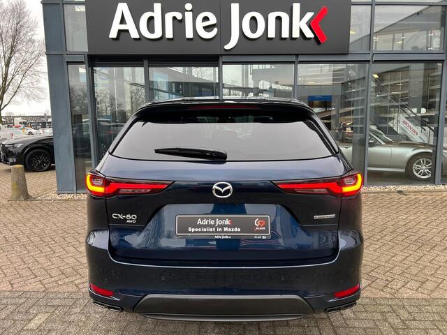 Mazda CX-60 2.5 e-SkyActiv PHEV Homura Plus AUTOMAAT | PLUG-IN HYBRID | MEEST LUXE UITVOERING | PANORAMADAK | 2500kg TREKGEWICHT | AWD | 327pk | 6JR GARANTIE 5/2031 |
