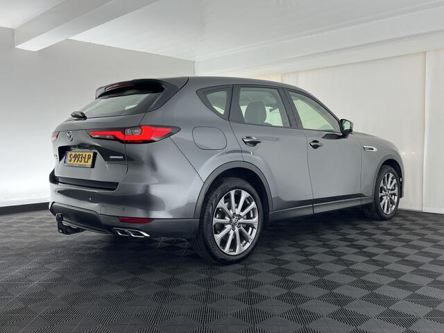 Mazda CX-60 2.5 e-SkyActiv PHEV Exclusive-Line [ 3-Fase ] (INCL-BTW) *HEAD-UP | LEATHER | FULL-LED | BLINDSPOT | HEATED/VENTILATED-COMFORTSEATS | DIGI-COCKPIT | KEYLESS | DAB | NAVI-FULLMAP | 20''ALU | TOWBAR*