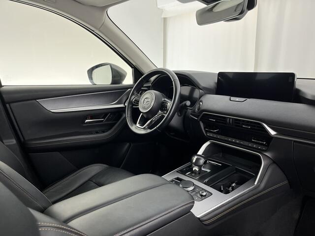 Mazda CX-60 2.5 e-SkyActiv PHEV Exclusive-Line [ 3-Fase ] (INCL-BTW) *HEAD-UP | LEATHER | FULL-LED | BLINDSPOT | HEATED/VENTILATED-COMFORTSEATS | DIGI-COCKPIT | KEYLESS | DAB | NAVI-FULLMAP | 20''ALU | TOWBAR*