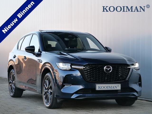 Mazda CX-60 2.5 e-SkyActiv PHEV Homura Plus 327 Pk Automaat Leer / Navi / DAB / Camera's / Pano-dak / Stoelkoeling / Stoelverwarming