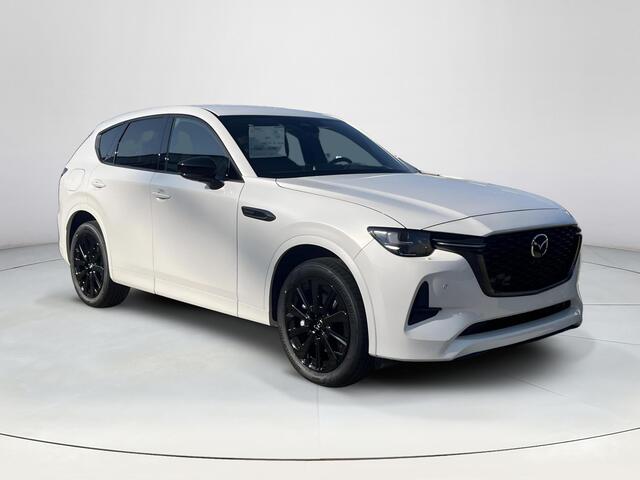 Mazda CX-60 2.5 e-SkyActiv PHEV Homura Business Edition | Stoelverwarming/verkoeling | Adaptive cruisecontrol | Lederen bekleding | Elektrische stoelen met geheugenfunctie | Stuurwiel elektrisch verstelbaar |360* camera | Elektronische achterklep |