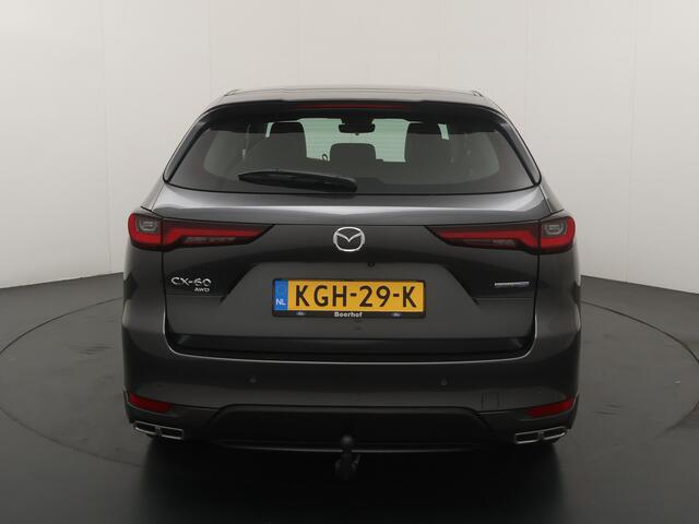 Mazda CX-60 2.5 e-SkyActiv PHEV 327pk Exclusive-Line | Trekhaak | Camera | Dodehoek detectie | Cruise | Stoel/stuur verwarming | Stoelverkoeling |