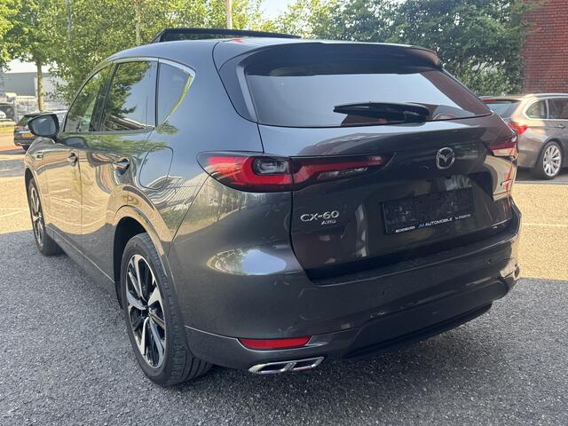 Mazda CX-60 2.5 e-SkyActiv PHEV Takumi FAB. GARANTIE TOT 13/10/2028 // SCHUIF-KANTELDAK // ELEK.KLEP // ADAPT. CRUISE // LEDER+GEHEUGEN STOELEN // STOELVERKOELING-VERWARMING //