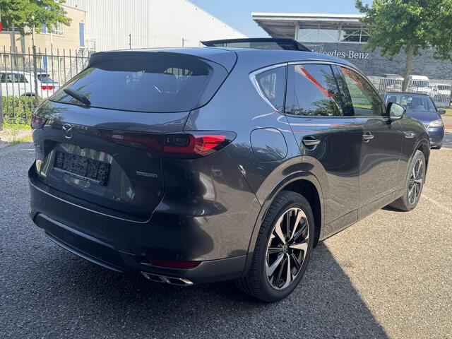 Mazda CX-60 2.5 e-SkyActiv PHEV Takumi FAB. GARANTIE TOT 13/10/2028 // SCHUIF-KANTELDAK // ELEK.KLEP // ADAPT. CRUISE // LEDER+GEHEUGEN STOELEN // STOELVERKOELING-VERWARMING //