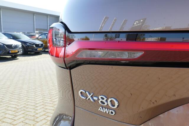 Mazda CX-80 2.5 e-SkyActiv PHEV Homura Plus 6p. CAPTAIN SEATS TREKHAAK