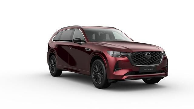 Mazda CX-80 Homura Plus | 12,3-inch TFT-kleurendisplay met bediening via centrale HMI Commander, touchscreen (voor Apple CarPlay / Android Auto(TM)) of voice control | 12,3-inch digitale meterset | 20-inch lichtmetalen velgen, Black