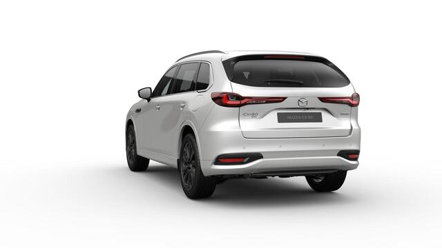 Mazda CX-80 Homura | 12,3-inch TFT-kleurendisplay met bediening via centrale HMI Commander, touchscreen (voor Apple CarPlay / Android Auto(TM)) of voice control | 12,3-inch digitale meterset | 20-inch lichtmetalen velgen, Black