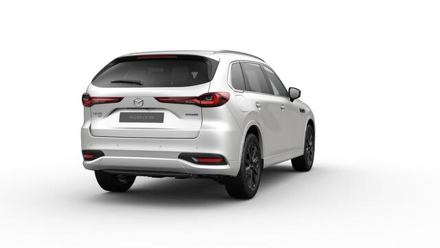 Mazda CX-80 Homura | 12,3-inch TFT-kleurendisplay met bediening via centrale HMI Commander, touchscreen (voor Apple CarPlay / Android Auto(TM)) of voice control | 12,3-inch digitale meterset | 20-inch lichtmetalen velgen, Black