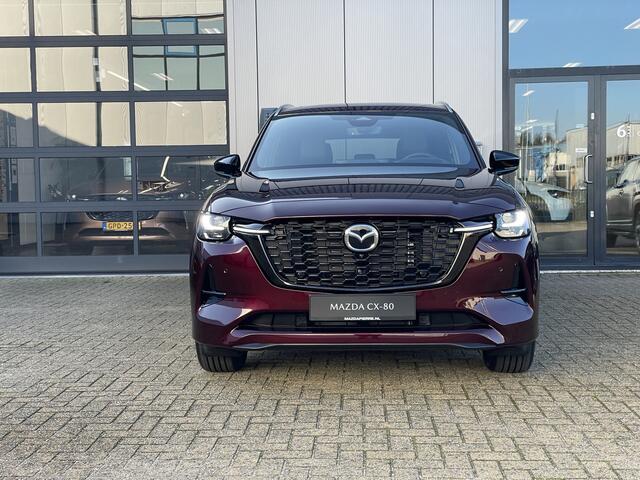 Mazda CX-80 2.5 e-SkyActiv PHEV Homura Plus 7 pers *UPGRADE ACTIE* van ¤ 74.890,- voor ¤ 68.540,-
