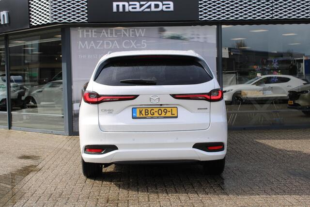 Mazda CX-80 2.5 e-SkyActiv PHEV Homura 6p. , Demo Auto, 1000 KM, Demovoordeel ¤11.940,-, Adap.Cruise, Bose, Navi, Apple Carplay, 360 Camera, HUD, Stoelverwarming/ventilatie, LMV 20 Inch